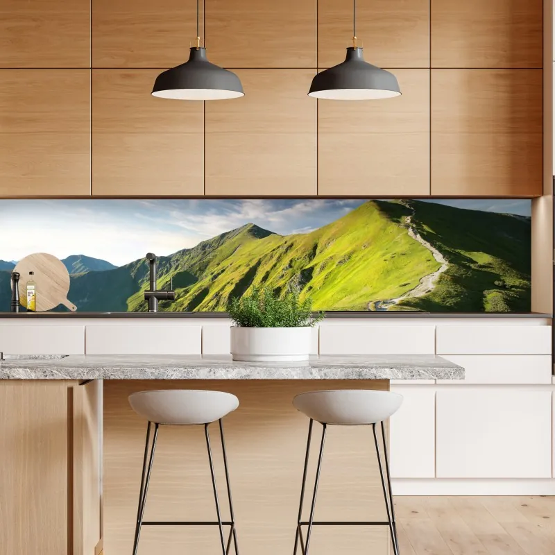 Naklejka repozycjonowalna czarny marmur ze złotymi żyłami – Wallissimo®