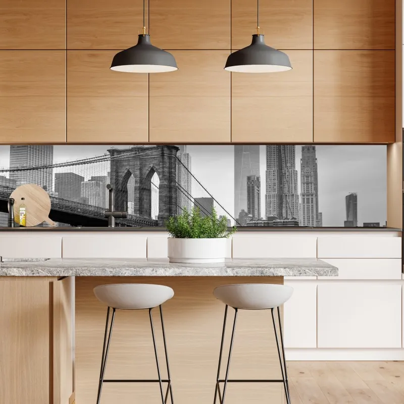 Naklejka repozycjonowalna unoszące się pęcherzyki oleju na głębokim gradiencie – Wallissimo®