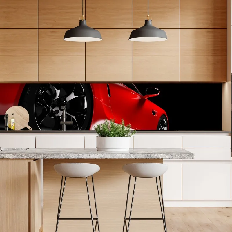 Naklejka repozycjonowalna luksusowy złoty abstrakcyjny wzór fal – Wallissimo®