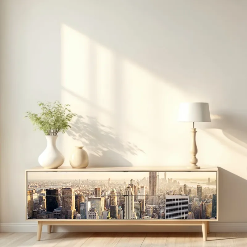 Naklejka repozycjonowalna wzór z różowymi flamingami – Wallissimo®