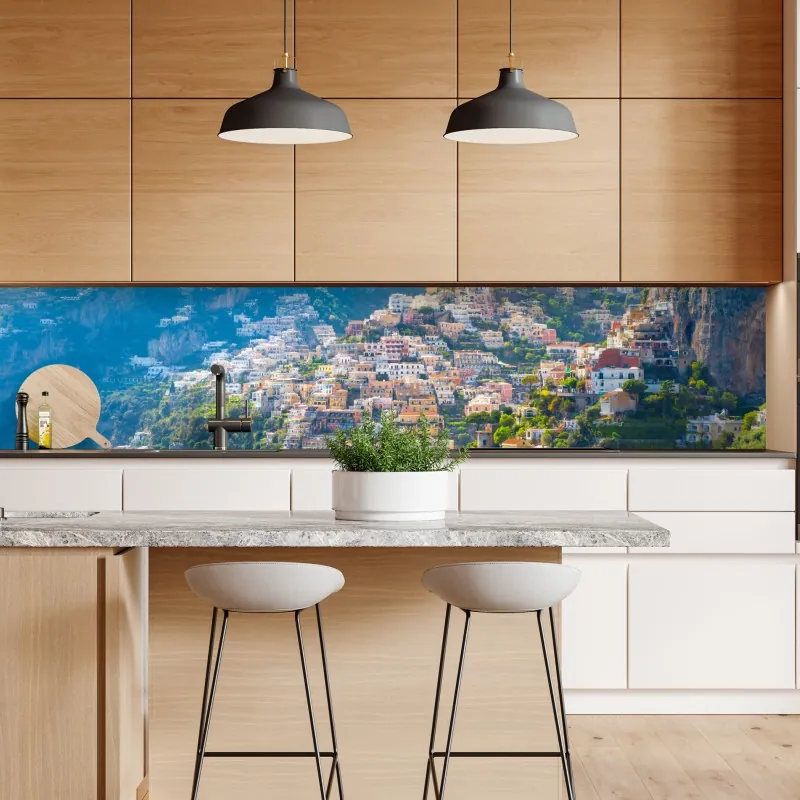 Naklejka repozycjonowalna vintage botaniczny wzór kwiatowy w żółci i szarości – Wallissimo®