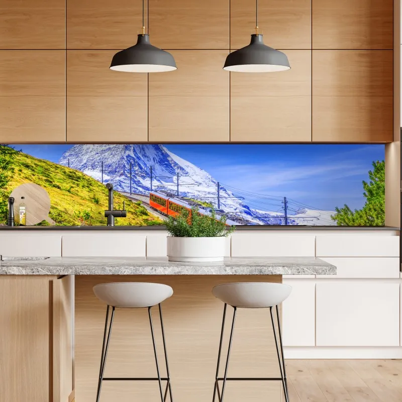 Naklejka repozycjonowalna złoty wzór falowy do dekoracji ściennej – Wallissimo®