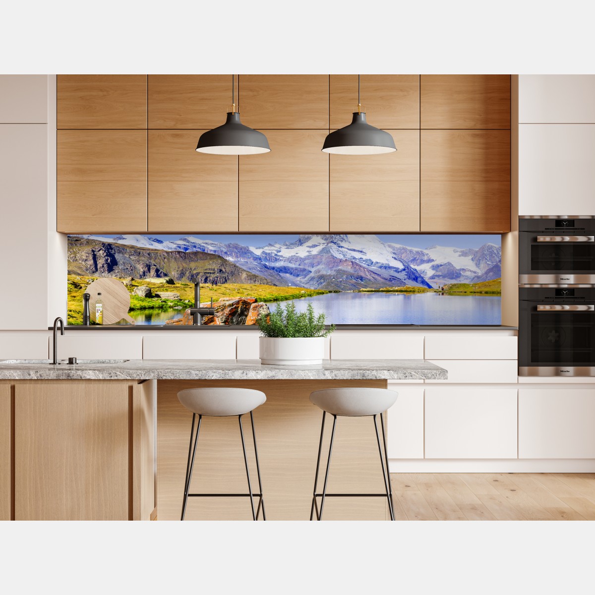 Naklejka repozycjonowalna Matterhorn odbicie w Stellisee, Zermatt – Wallissimo® Naklejka repozycjonowalna Matterhorn odbicie w Stellisee, Zermatt – Wallissimo®