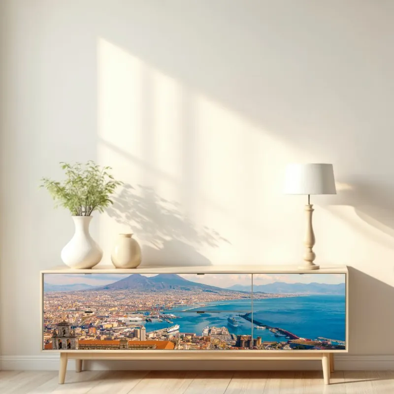 Naklejka repozycjonowalna delikatna frezja w monochromie – Wallissimo®