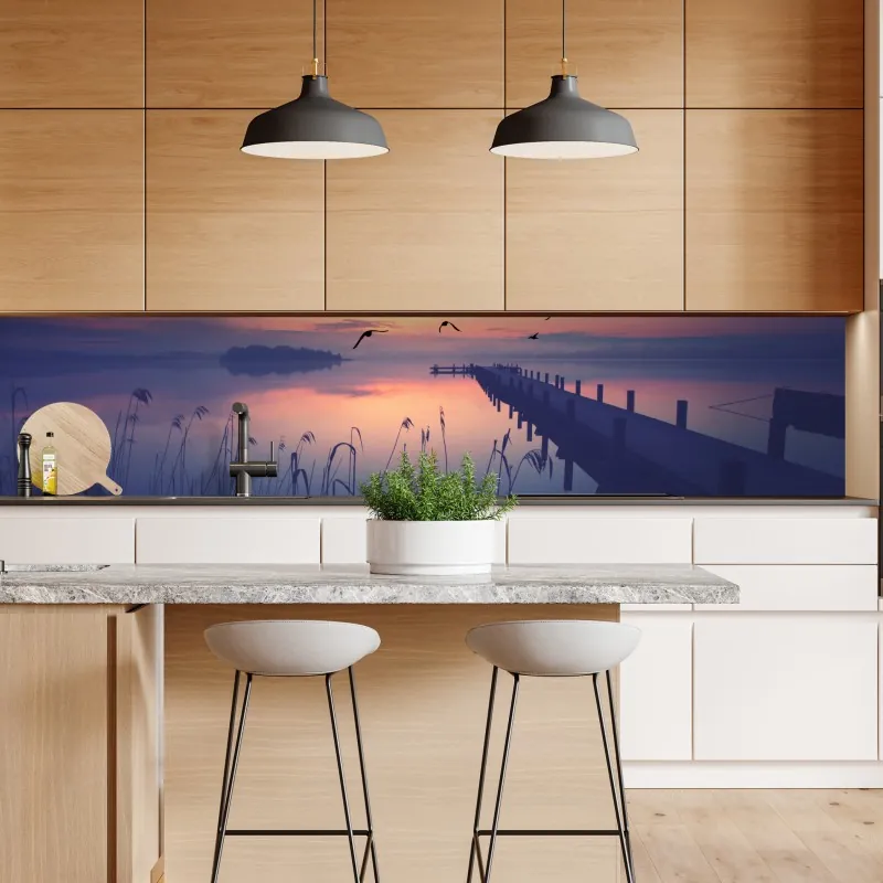 Naklejka repozycjonowalna delikatne różowe anemony i niebieski motyl – Wallissimo®