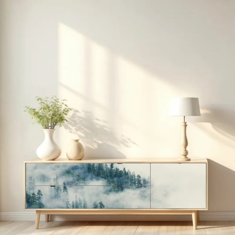 Naklejka repozycjonowalna odważny geometryczny wzór na ścianę – Wallissimo®