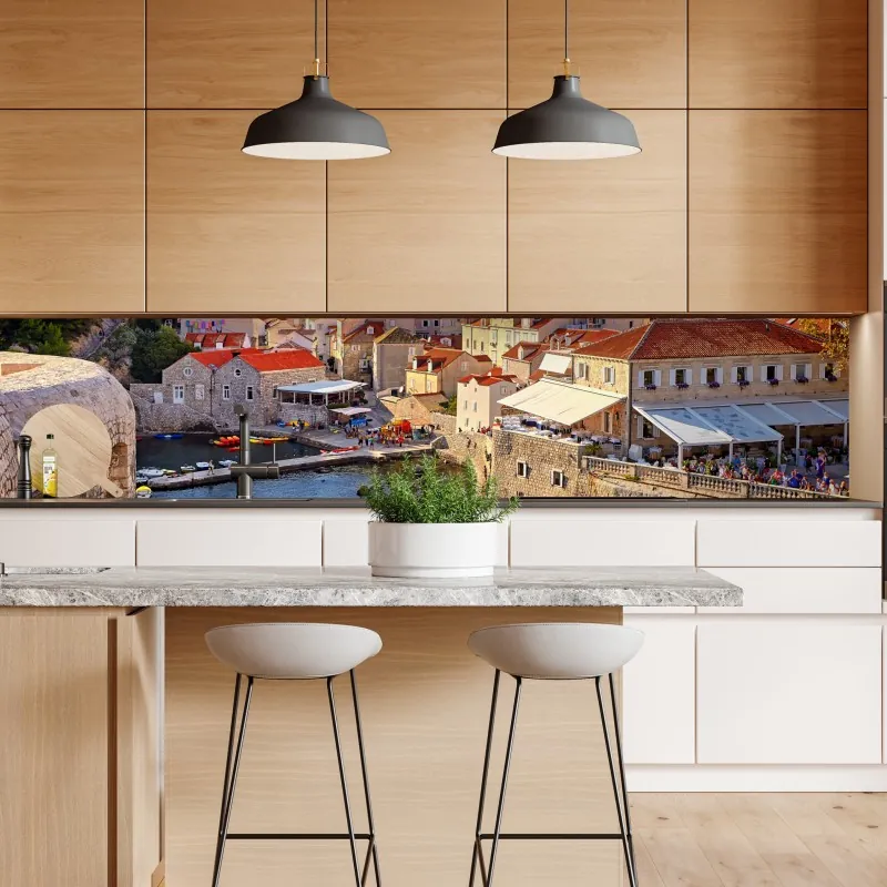 Naklejka repozycjonowalna ciemna tekstura kamienia – Wallissimo®