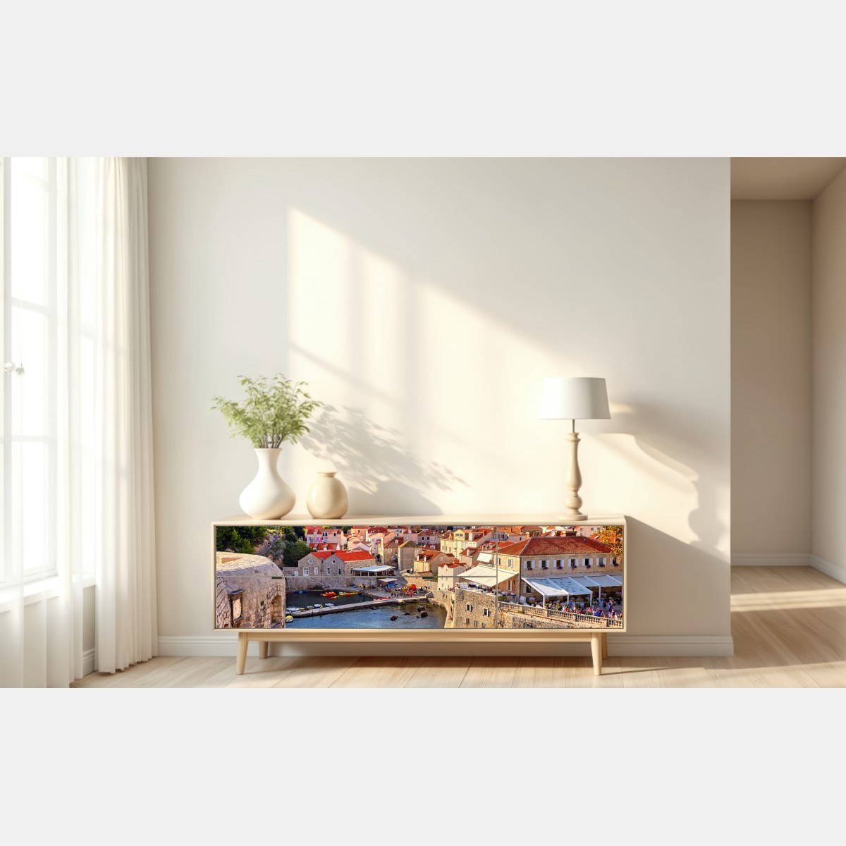 Naklejka repozycjonowalna Dubrownik stare miasto nad morzem – Wallissimo® Naklejka repozycjonowalna Dubrownik stare miasto nad morzem – Wallissimo®