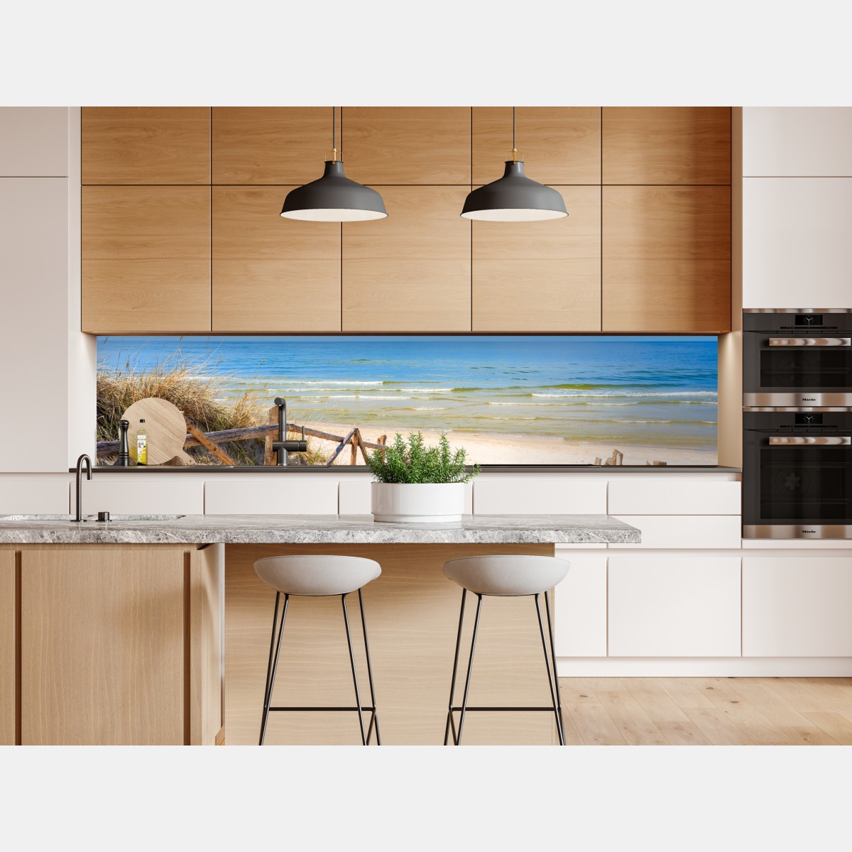 Naklejka repozycjonowalna wejście na plażę w Lubiatowie, Polska – Wallissimo® Naklejka repozycjonowalna wejście na plażę w Lubiatowie, Polska – Wallissimo®