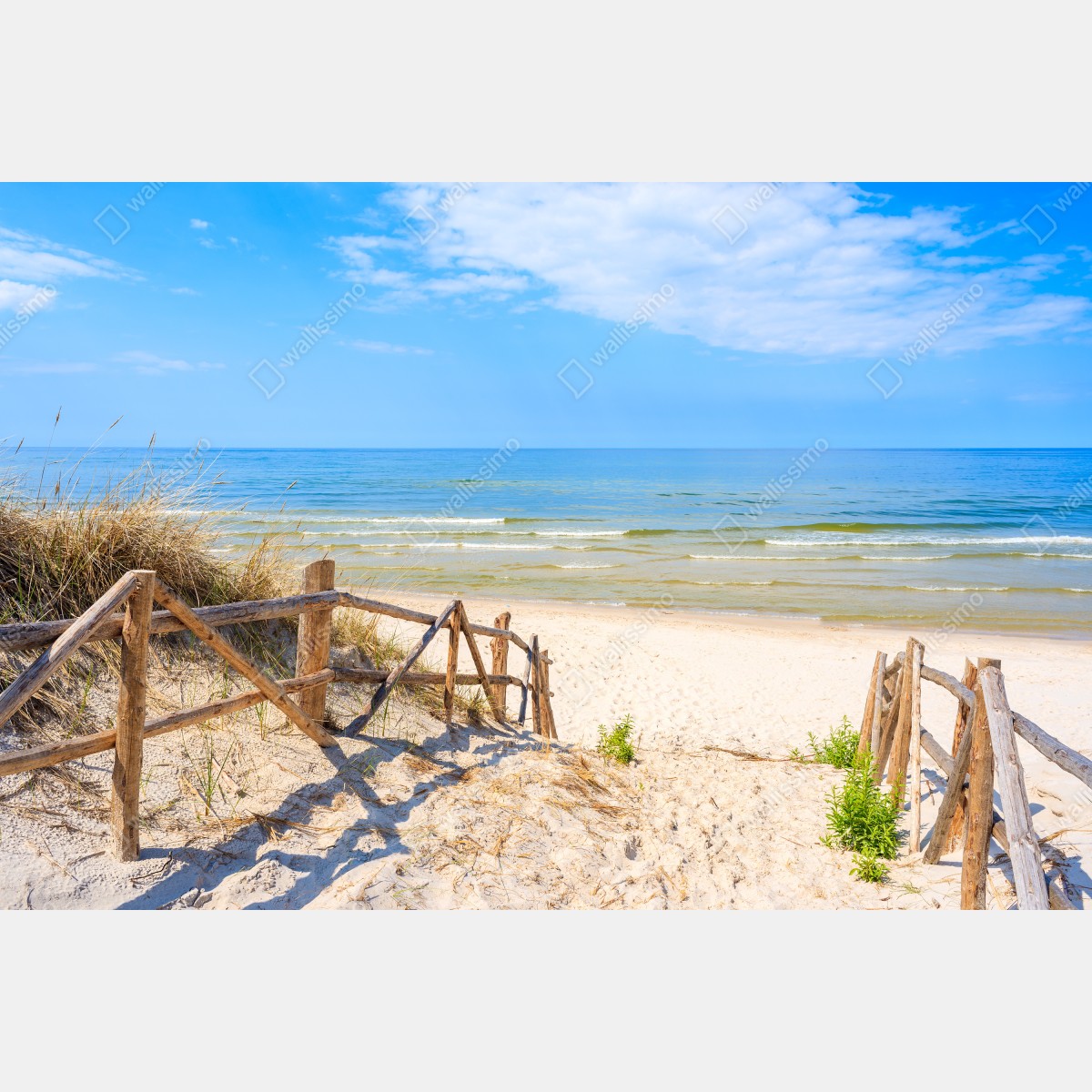 Naklejka repozycjonowalna wejście na plażę w Lubiatowie, Polska – Wallissimo® Naklejka repozycjonowalna wejście na plażę w Lubiatowie, Polska – Wallissimo®