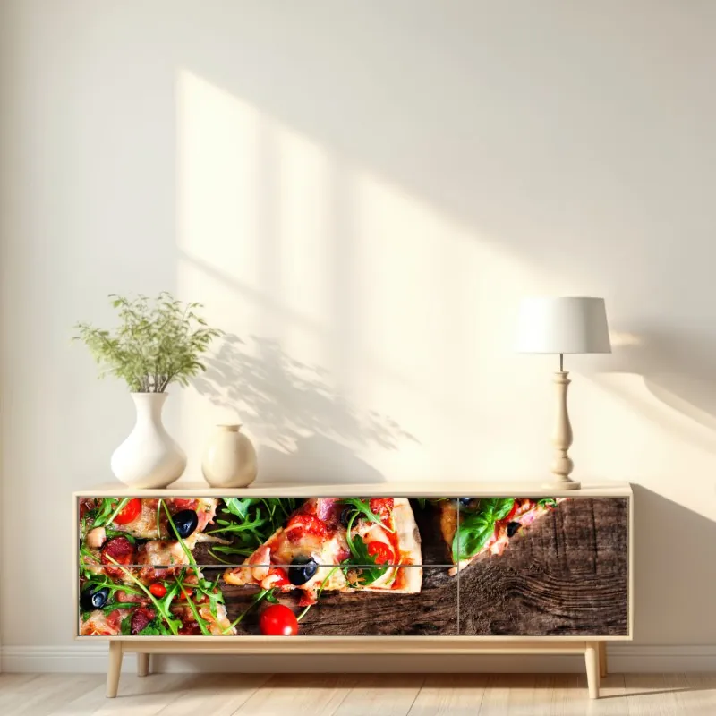 Naklejka repozycjonowalna abstrakcyjny wzór fasady architektonicznej – Wallissimo®