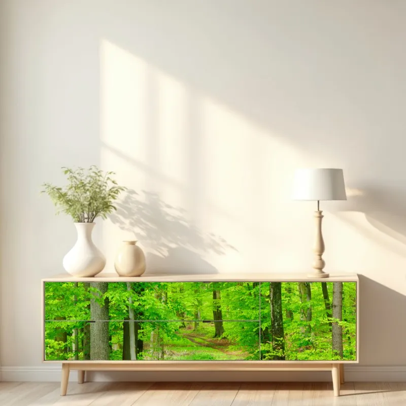 Naklejka repozycjonowalna spokojna plaża Konyaalti, Antalya – Wallissimo®