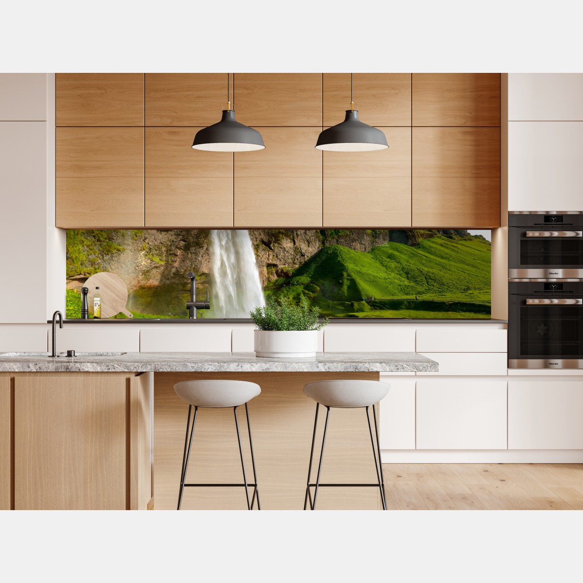 Naklejka repozycjonowalna Seljalandsfoss wodospad na Islandii – Wallissimo® Naklejka repozycjonowalna Seljalandsfoss wodospad na Islandii – Wallissimo®