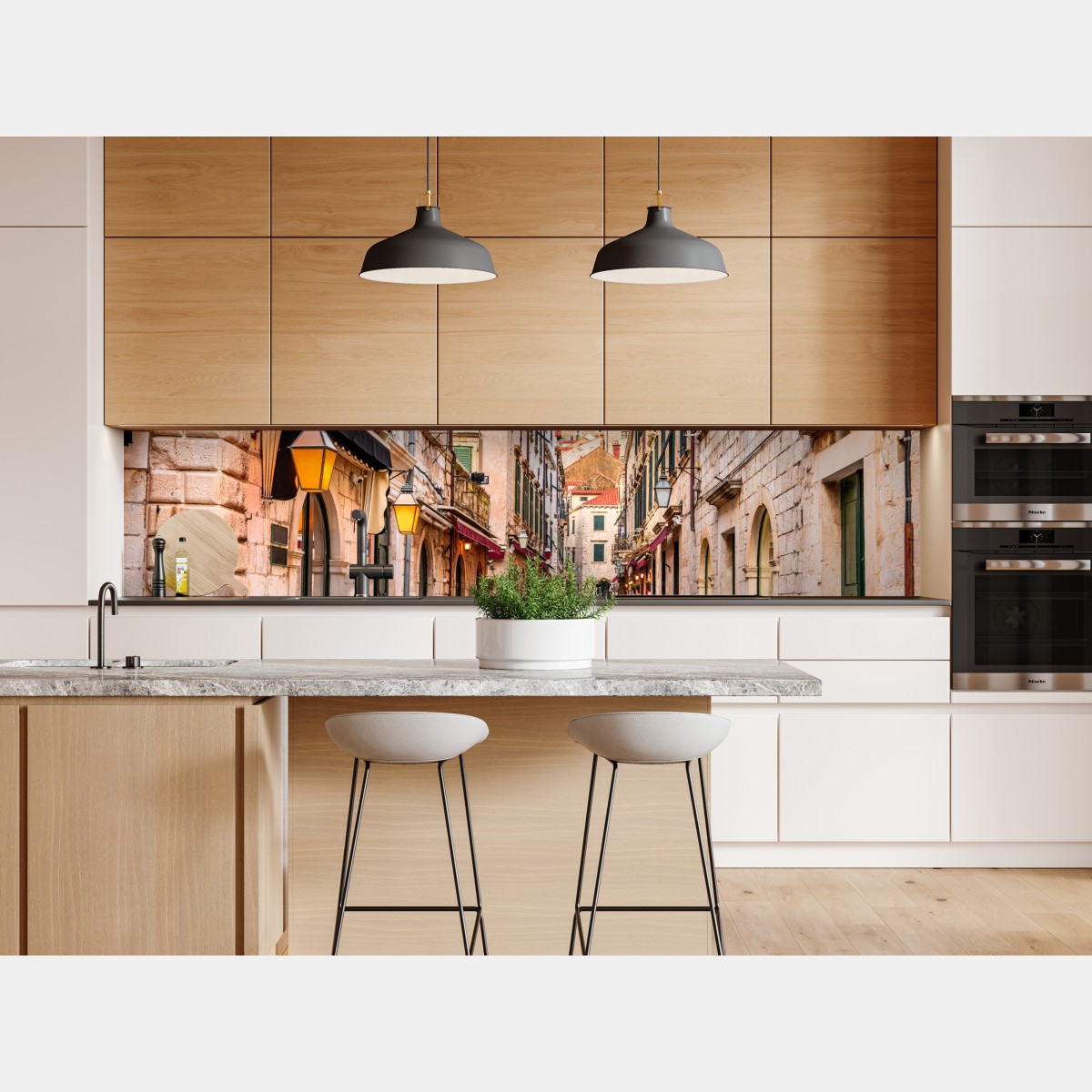 Naklejka repozycjonowalna Dubrownik stara ulica – Wallissimo® Naklejka repozycjonowalna Dubrownik stara ulica – Wallissimo®