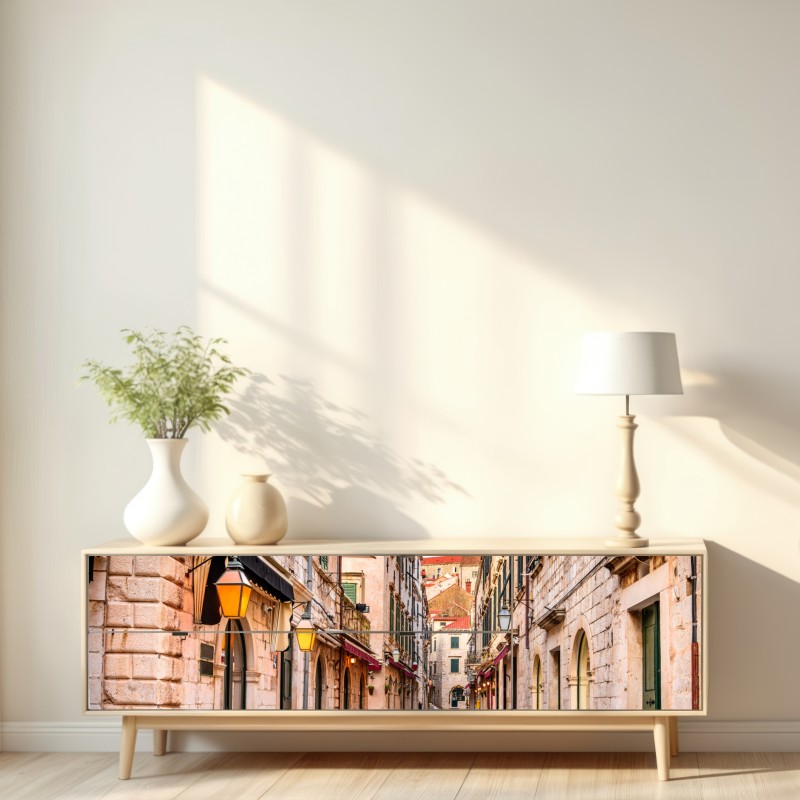 Naklejka repozycjonowalna Dubrownik stara ulica – Wallissimo® Naklejka repozycjonowalna Dubrownik stara ulica – Wallissimo®