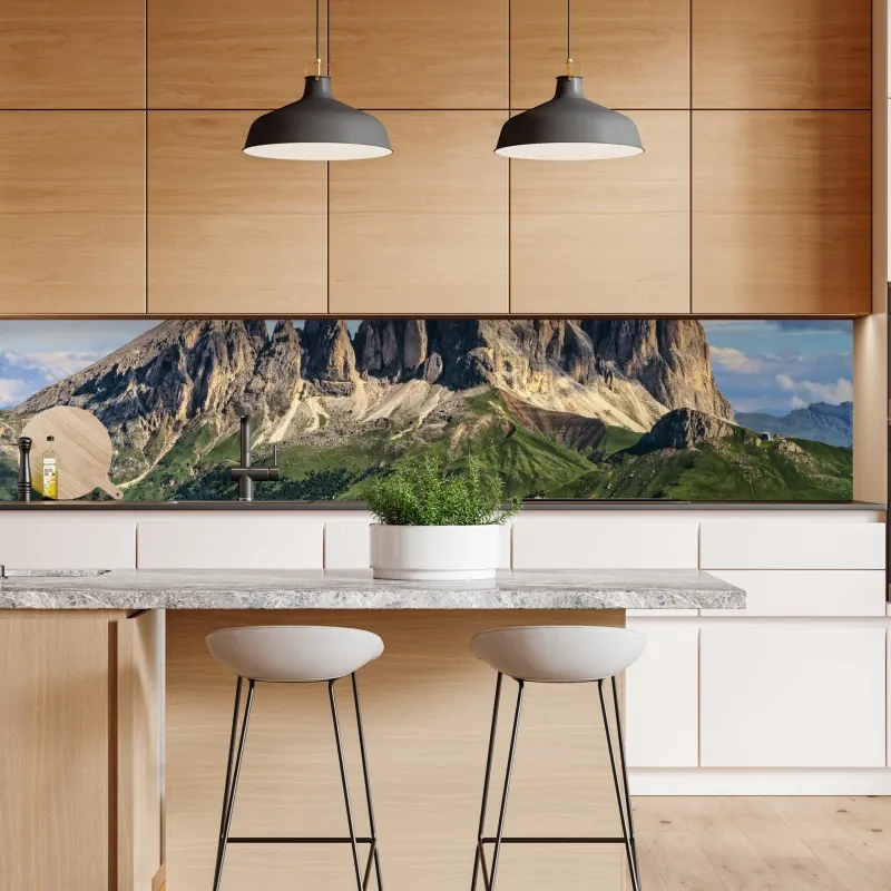 Naklejka repozycjonowalna niebieski kwiatowy wzór toile – Wallissimo®