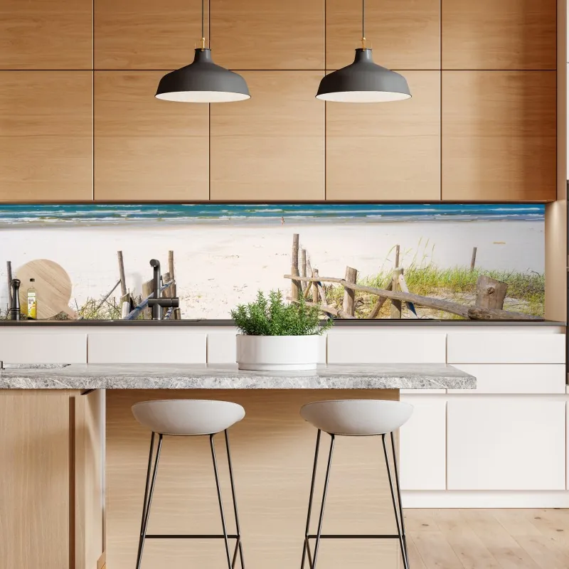 Naklejka repozycjonowalna wejście na plażę Debki nad Bałtykiem – Wallissimo® Naklejka repozycjonowalna wejście na plażę Debki nad Bałtykiem – Wallissimo®