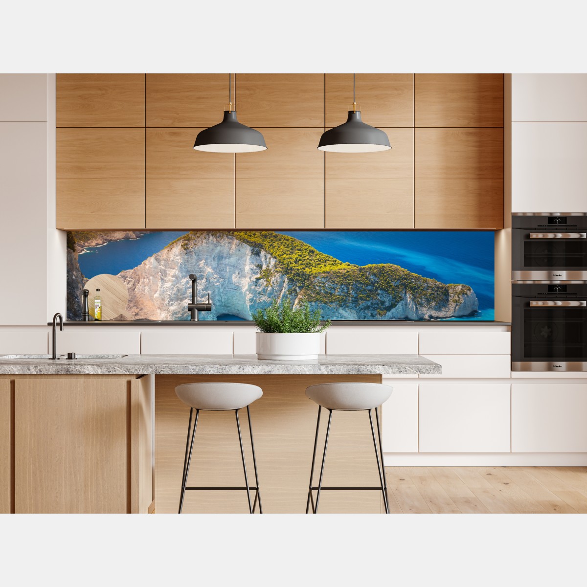 Naklejka repozycjonowalna turkusowa zatoka na plaży Navagio, Zakynthos – Wallissimo® Naklejka repozycjonowalna turkusowa zatoka na plaży Navagio, Zakynthos – Wallissimo®