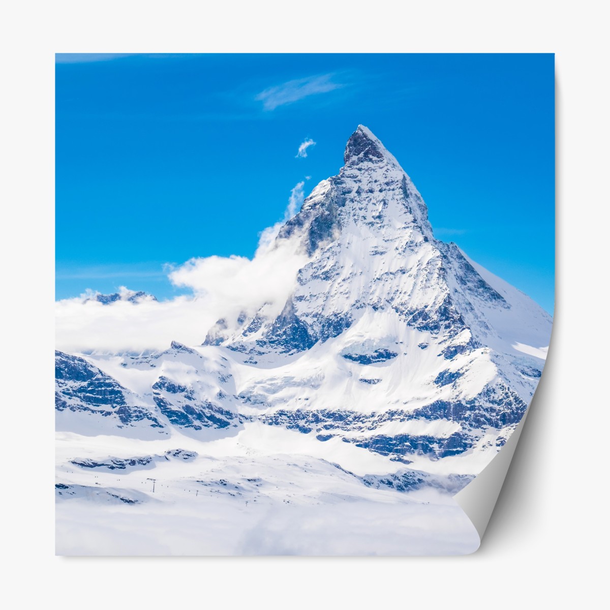 Repositionable sticker Matterhorn majesty at Gornergrat