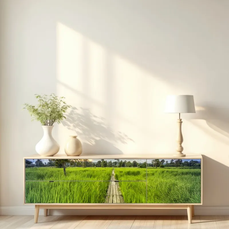 Naklejka repozycjonowalna elegancki szary wzór damasceński – Wallissimo®