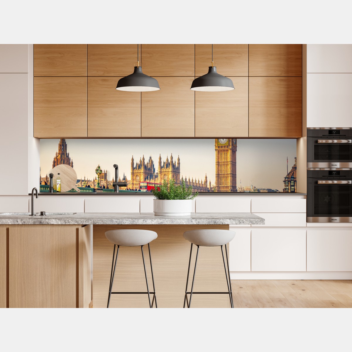 Naklejka repozycjonowalna słoneczny widok na Big Ben i Westminster Bridge, Londyn – Wallissimo® Naklejka repozycjonowalna słoneczny widok na Big Ben i Westminster Bridge, Londyn – Wallissimo®