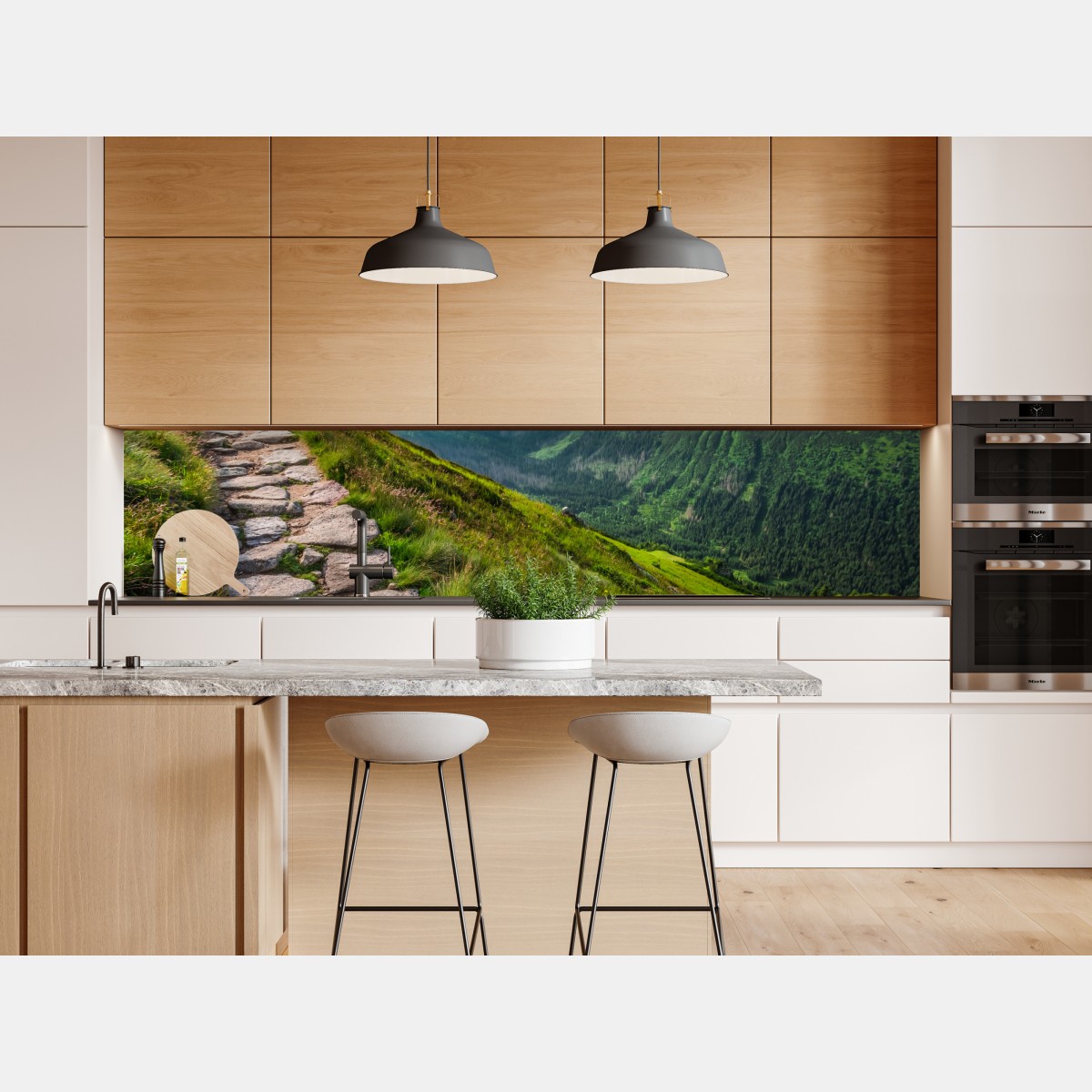 Naklejka repozycjonowalna ścieżka w Tatrach o wschodzie słońca – Wallissimo® Naklejka repozycjonowalna ścieżka w Tatrach o wschodzie słońca – Wallissimo®