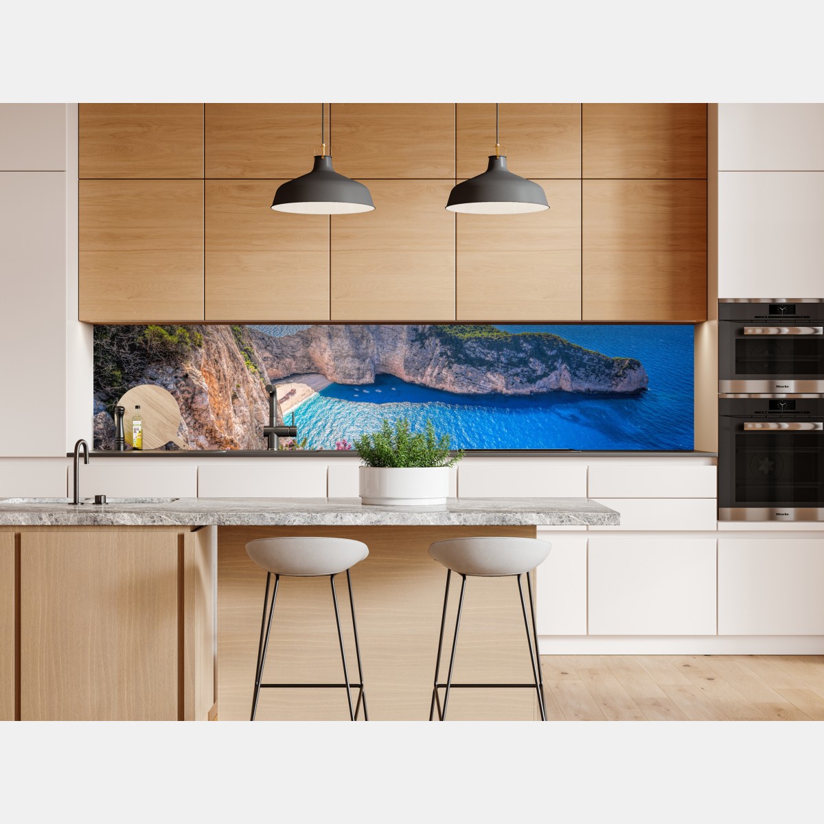 Naklejka repozycjonowalna Navagio plaża o zachodzie słońca z turkusowym morzem i dzikimi kwiatami – Wallissimo® Naklejka repozycjonowalna Navagio plaża o zachodzie słońca z turkusowym morzem i dzikimi kwiatami – Wallissimo®