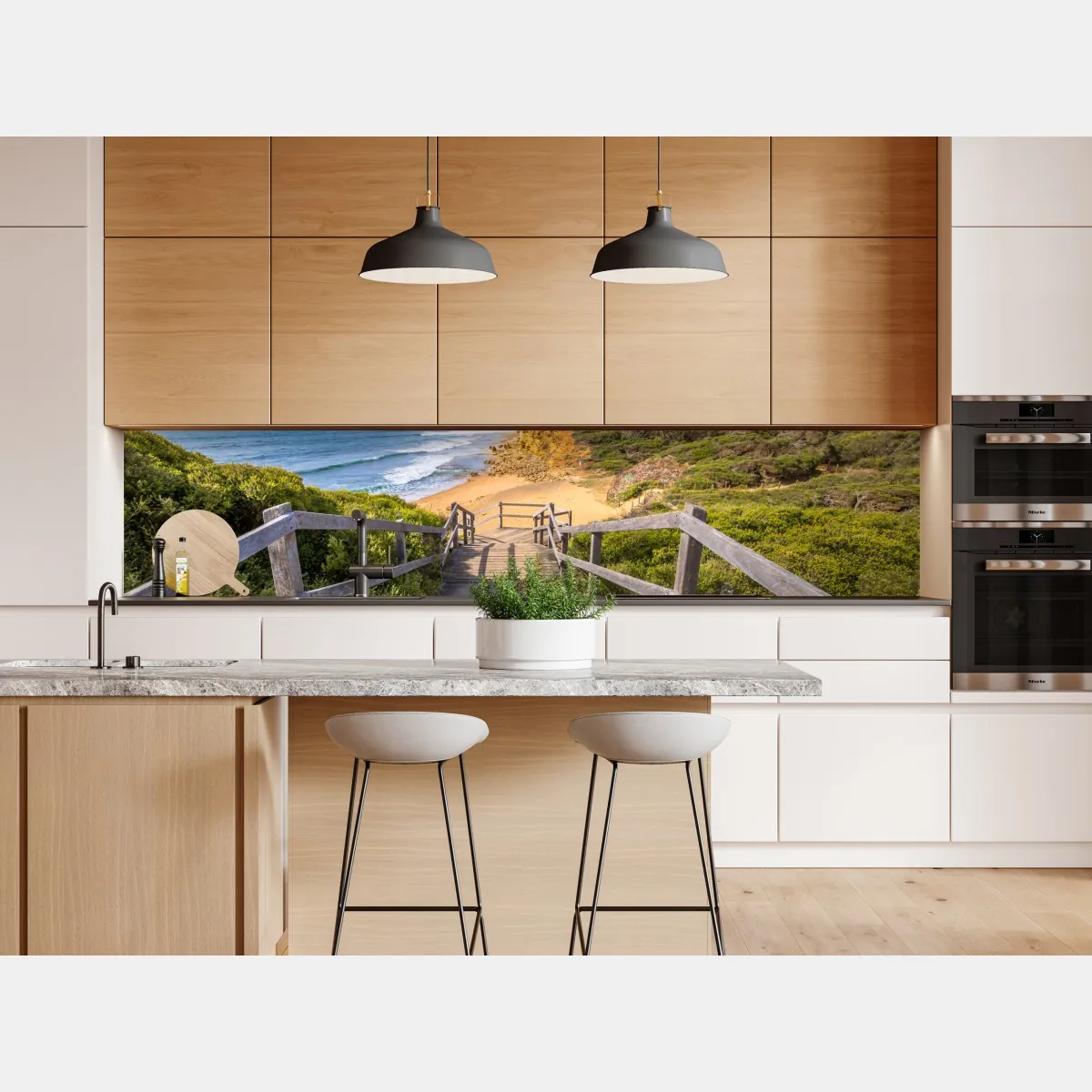 Naklejka repozycjonowalna ścieżka do Bells Beach nadmorski pejzaż – Wallissimo® Naklejka repozycjonowalna ścieżka do Bells Beach nadmorski pejzaż – Wallissimo®