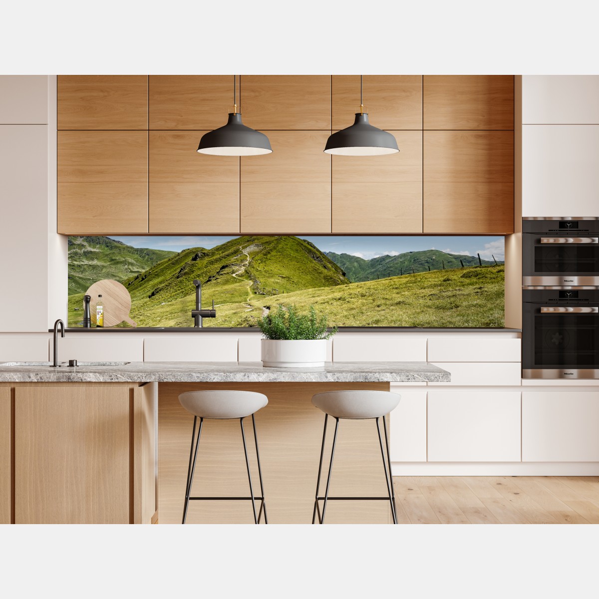 Naklejka repozycjonowalna kręty szlak w Zillertalu – Wallissimo® Naklejka repozycjonowalna kręty szlak w Zillertalu – Wallissimo®