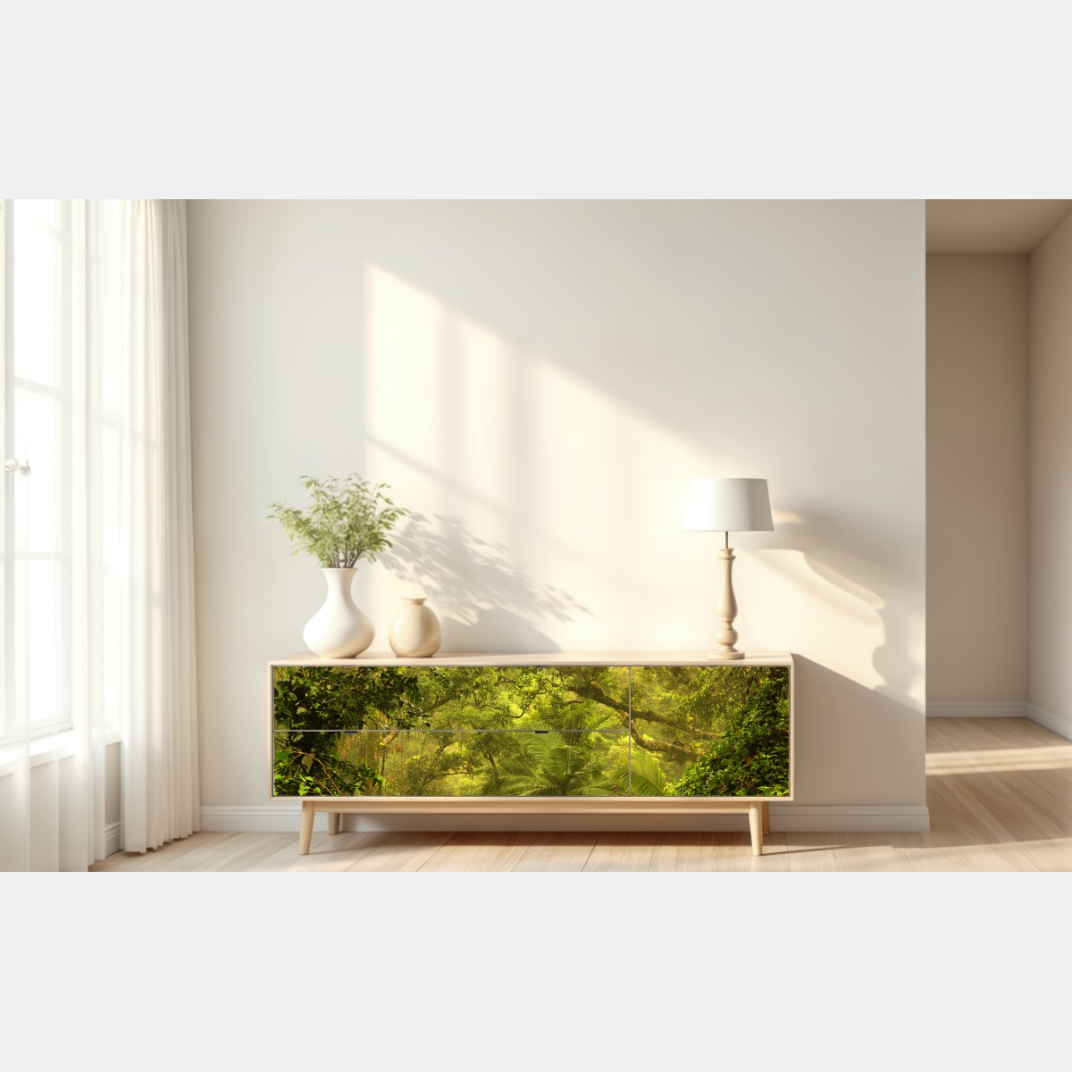 Naklejka repozycjonowalna bujna pokrywa lasu deszczowego przy Cairns – Wallissimo® Naklejka repozycjonowalna bujna pokrywa lasu deszczowego przy Cairns – Wallissimo®