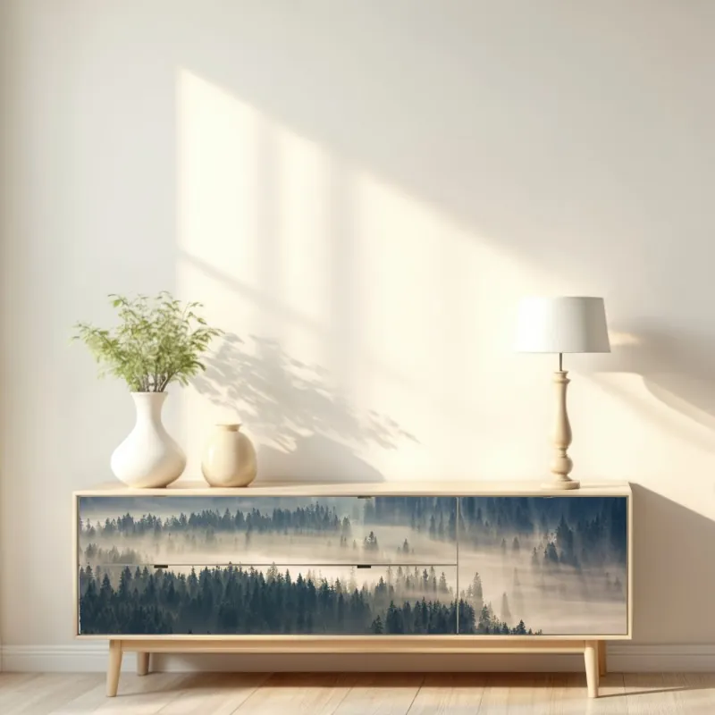 Naklejka repozycjonowalna biały marmur ze złotymi żyłkami – Wallissimo®