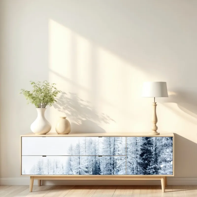 Naklejka repozycjonowalna monochromatyczny geometryczny wzór z kropkami – Wallissimo®