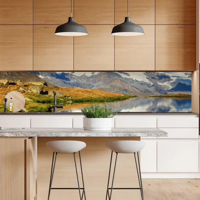 Naklejka repozycjonowalna słoneczny port śródziemnomorski – Wallissimo®