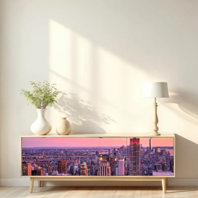 Naklejka repozycjonowalna złoty art deco wzór okręgów – Wallissimo®