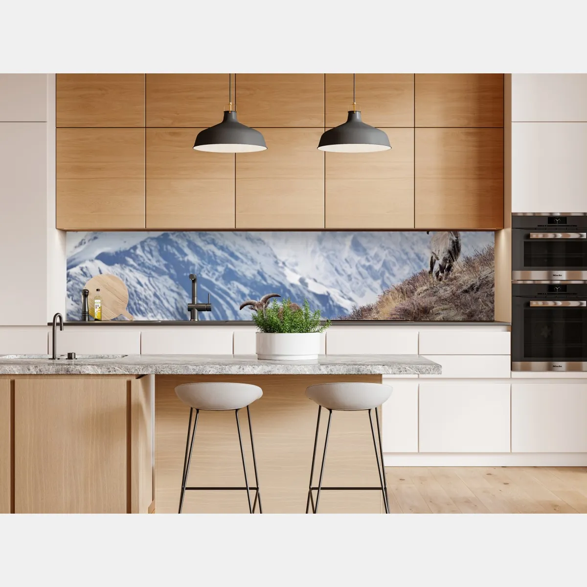 Naklejka repozycjonowalna dzikie niebieskie owce na zboczu Himalajów, Manang, Nepal – Wallissimo® Naklejka repozycjonowalna dzikie niebieskie owce na zboczu Himalajów, Manang, Nepal – Wallissimo®