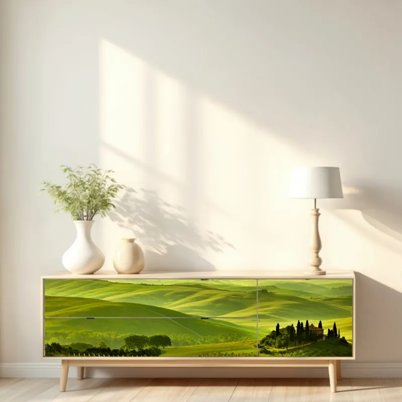 Naklejka repozycjonowalna miękkie niebieskie gwiazdki do pokoju dziecięcego – Wallissimo®