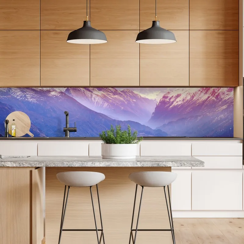 Naklejka repozycjonowalna retro falisty wzór mid-century – Wallissimo®