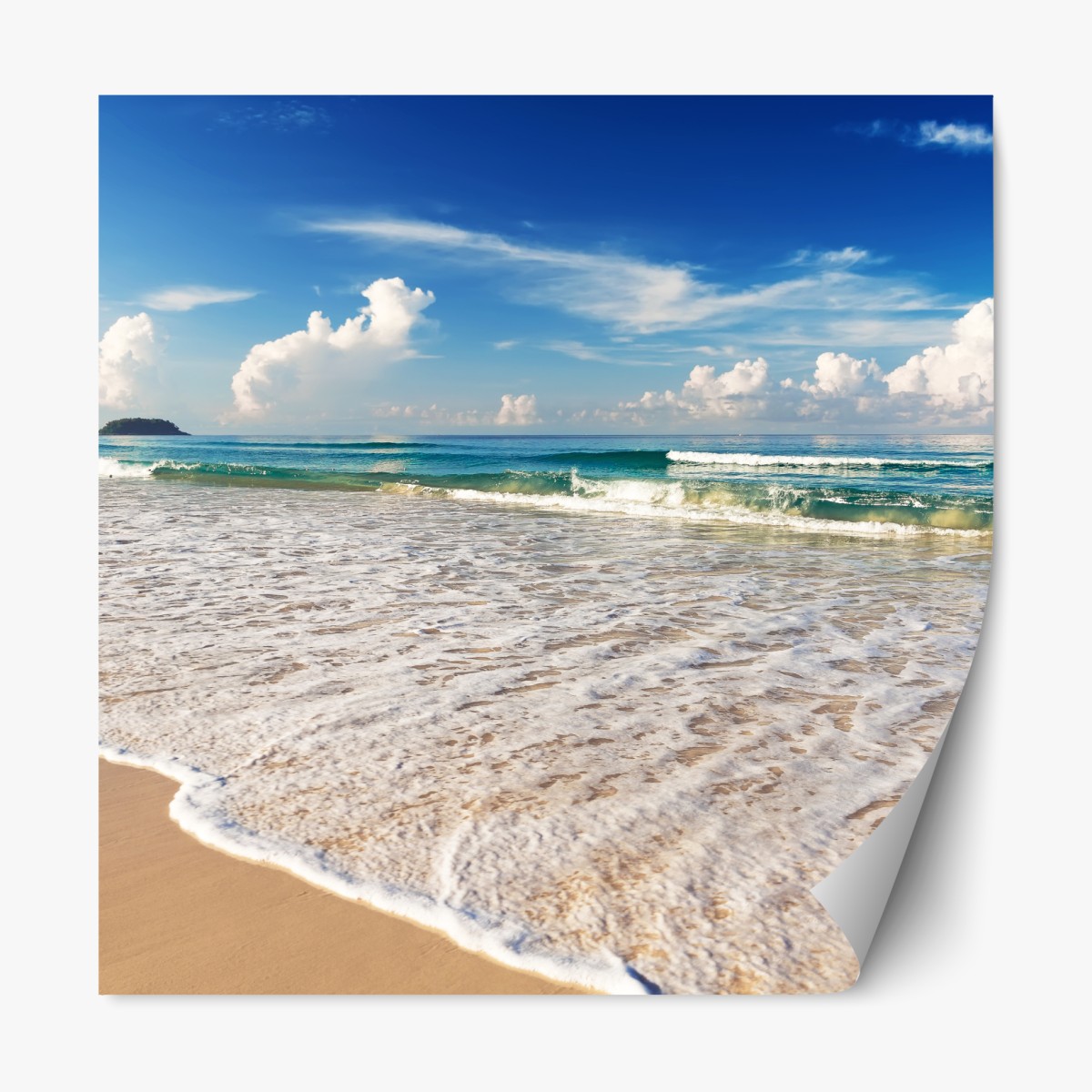 Repositionable sticker Karon Beach, Phuket morning calm