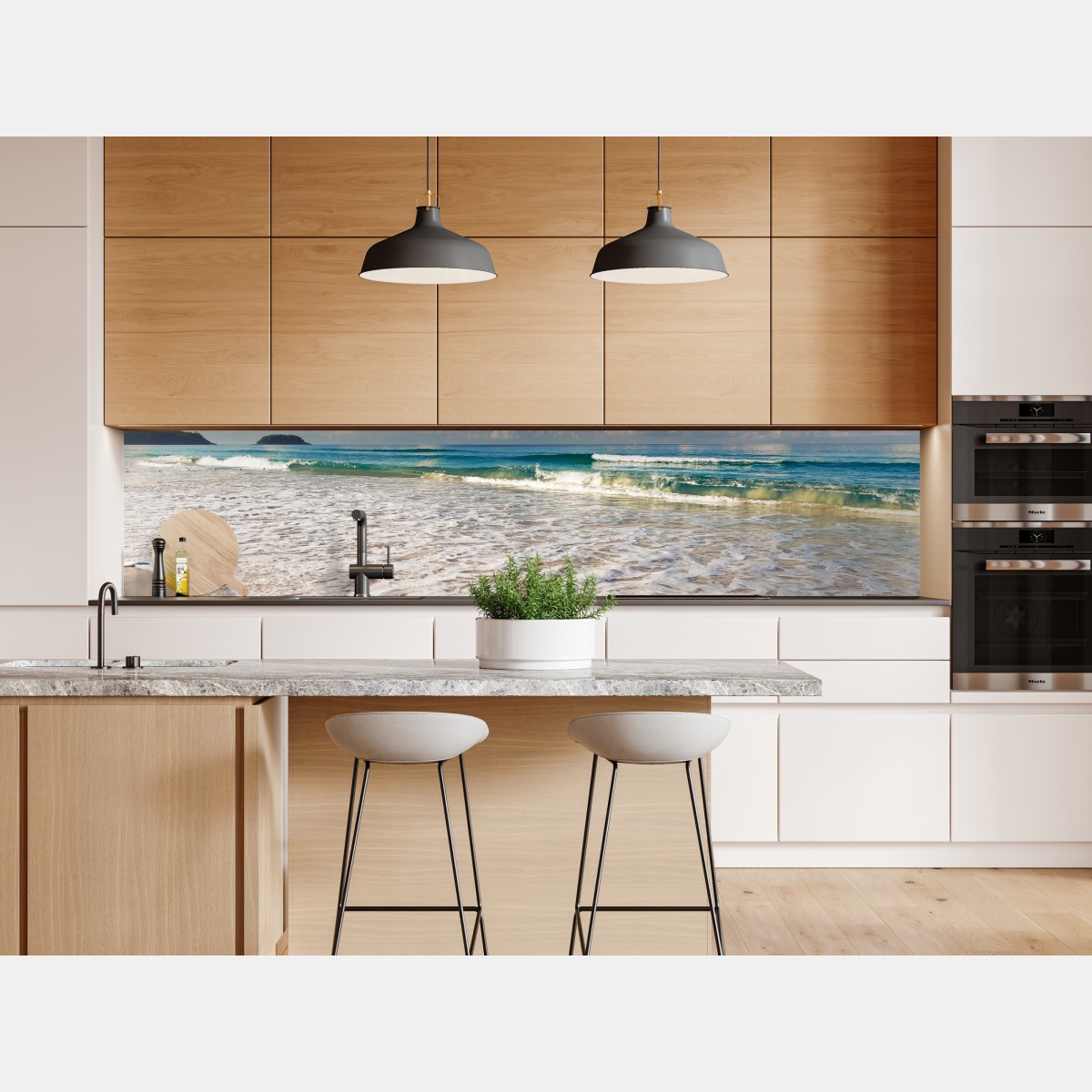 Naklejka repozycjonowalna plaża Karon, Phuket poranek spokoju – Wallissimo® Naklejka repozycjonowalna plaża Karon, Phuket poranek spokoju – Wallissimo®