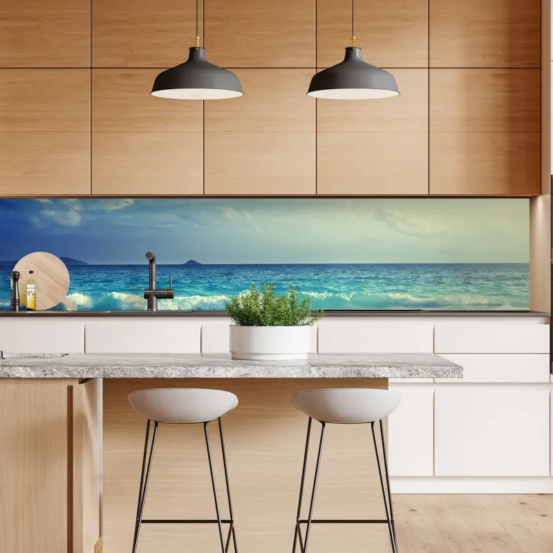 Naklejka repozycjonowalna elegancki wzór z pawiem i kwiatami na różowym tle – Wallissimo®