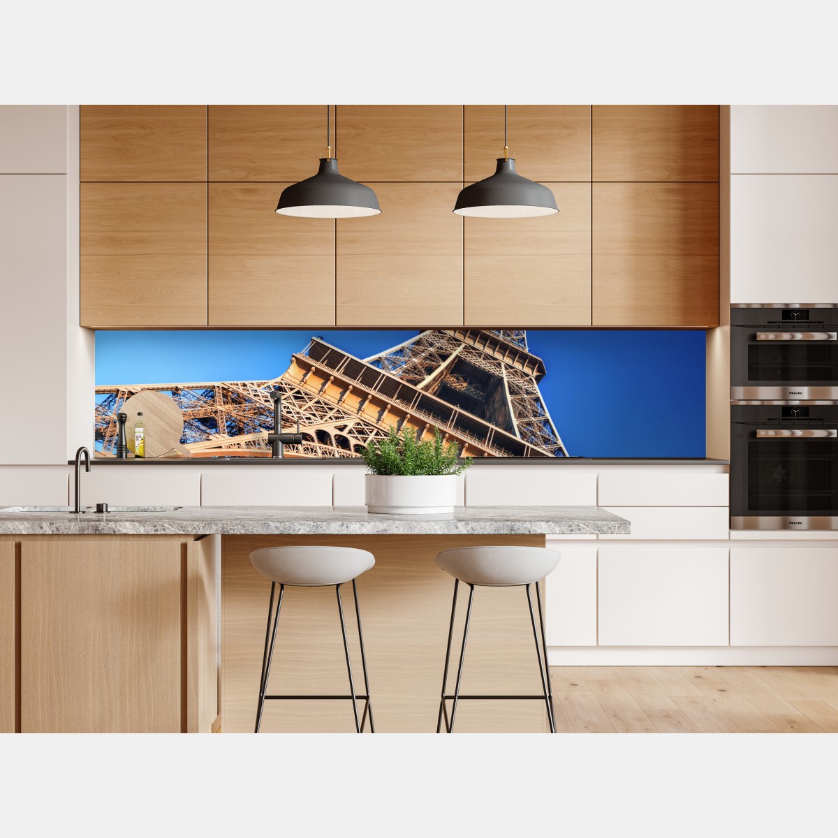 Naklejka repozycjonowalna Wieża Eiffla z bliska w Paryżu – Wallissimo® Naklejka repozycjonowalna Wieża Eiffla z bliska w Paryżu – Wallissimo®