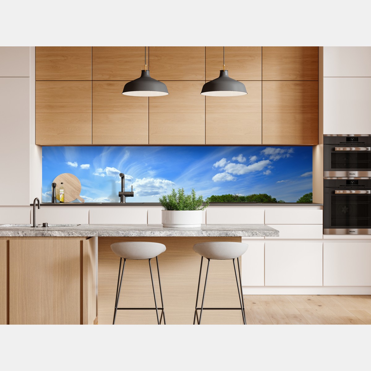 Naklejka repozycjonowalna Polskie pole rzepaku pod błękitnym niebem – Wallissimo® Naklejka repozycjonowalna Polskie pole rzepaku pod błękitnym niebem – Wallissimo®