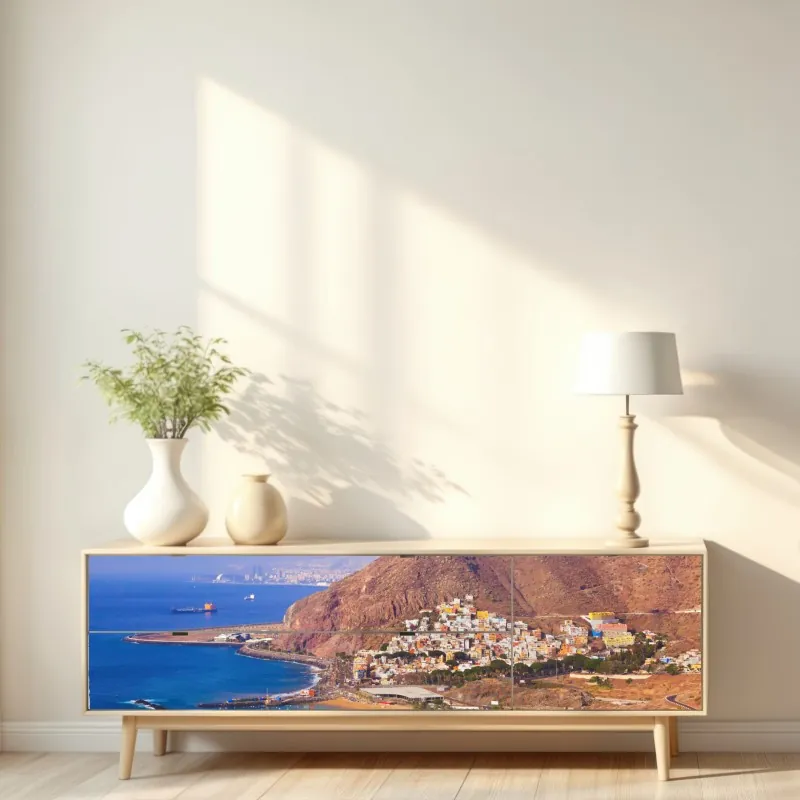 Naklejka repozycjonowalna Góra Fuji poranne odbicie nad jeziorem – Wallissimo®