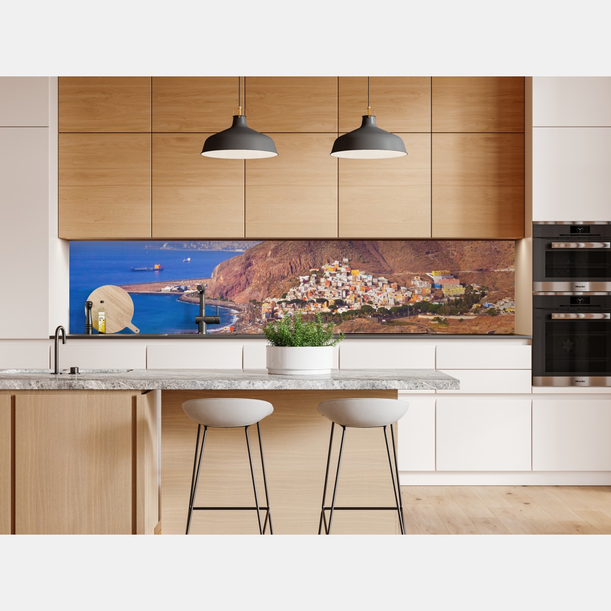 Naklejka repozycjonowalna plażowy pejzaż Playa de Las Teresitas, Teneryfa – Wallissimo® Naklejka repozycjonowalna plażowy pejzaż Playa de Las Teresitas, Teneryfa – Wallissimo®