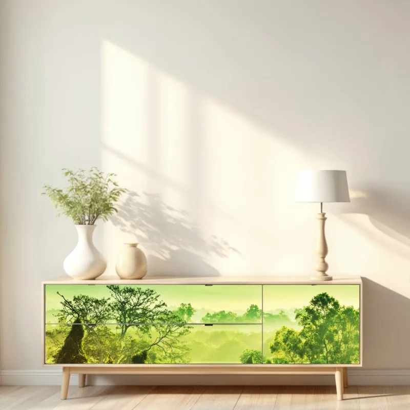 Naklejka repozycjonowalna monochromatyczny wzór łuków – Wallissimo®