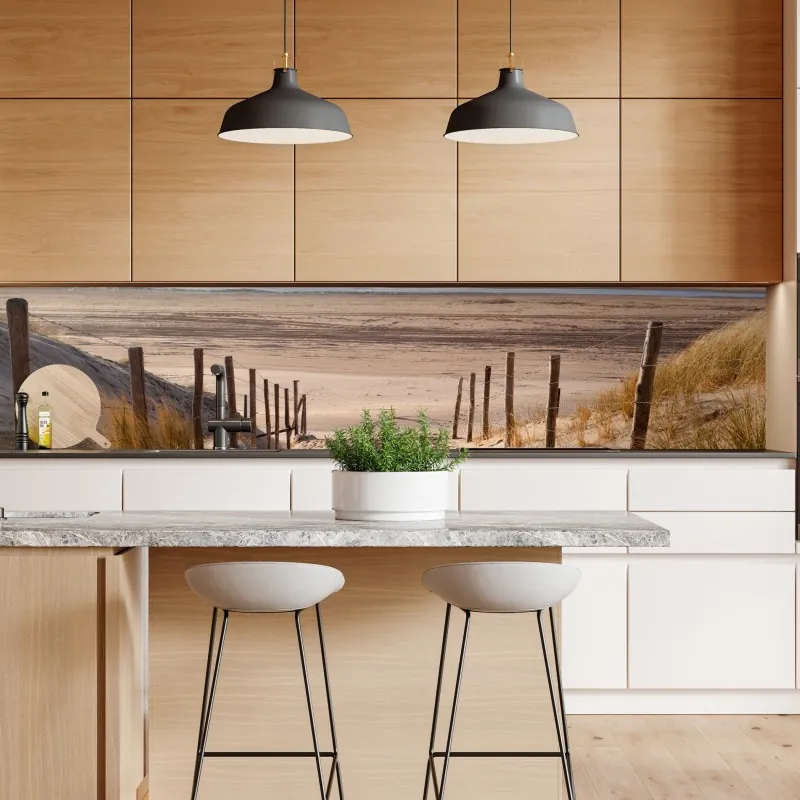 Naklejka repozycjonowalna botaniczny wzór z cytrynami – Wallissimo®