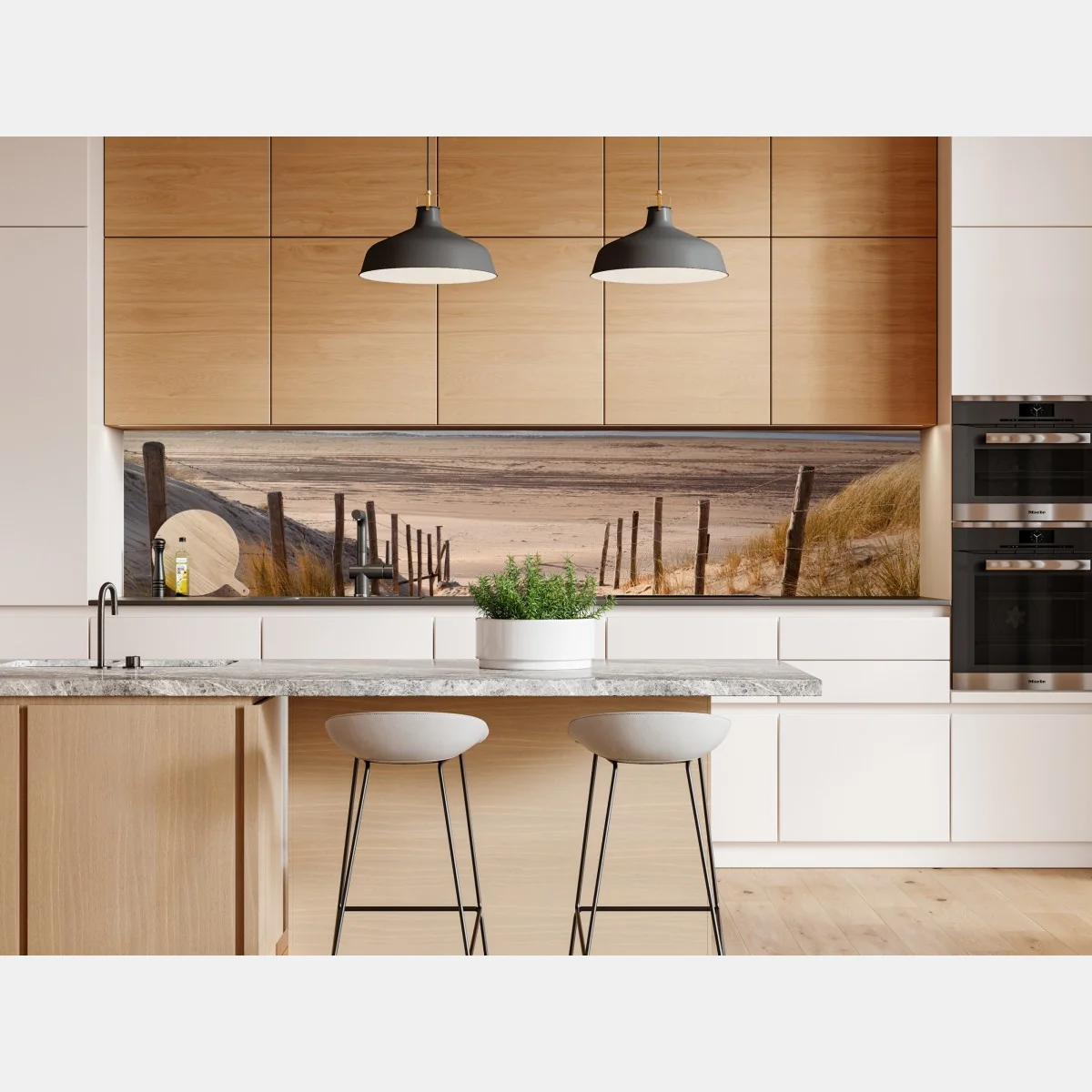 Naklejka repozycjonowalna słoneczna ścieżka nad Morzem Północnym – Wallissimo® Naklejka repozycjonowalna słoneczna ścieżka nad Morzem Północnym – Wallissimo®