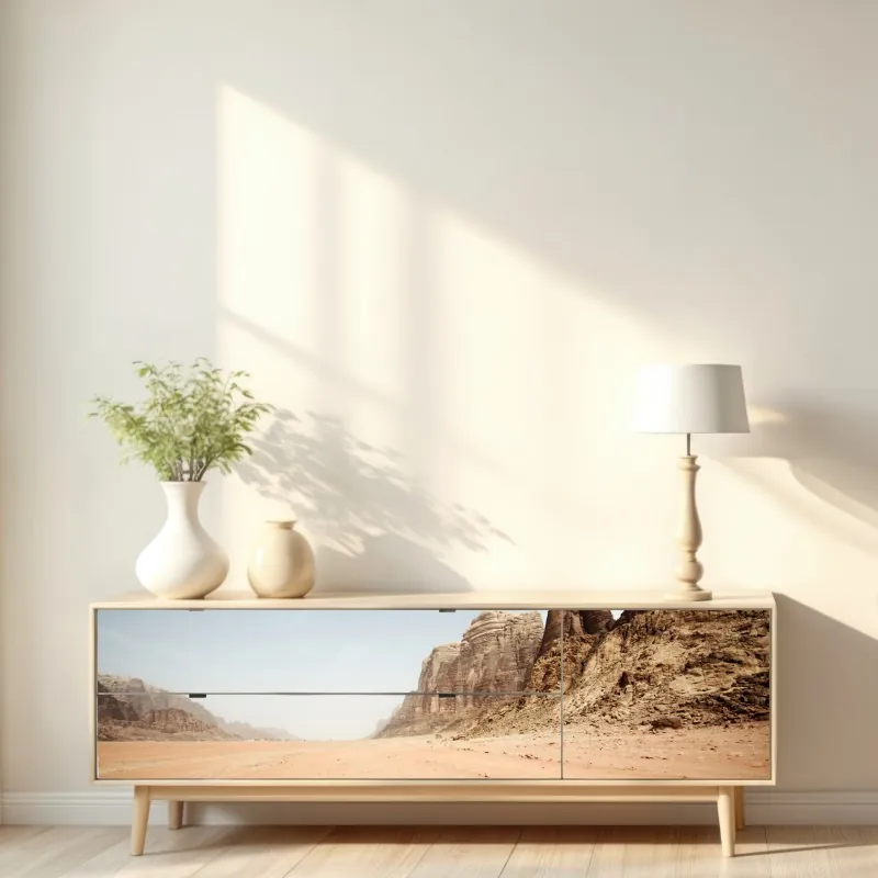 Naklejka repozycjonowalna delikatny dmuchawiec w monochromie – Wallissimo®