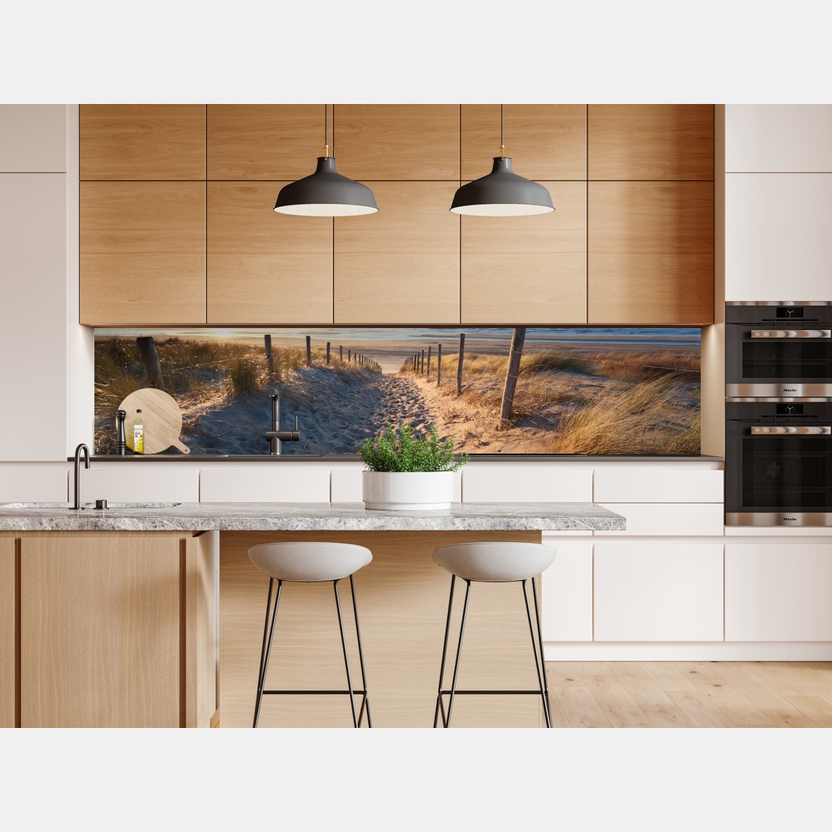 Naklejka repozycjonowalna ścieżka na plażę o zachodzie słońca w Zandvoort – Wallissimo® Naklejka repozycjonowalna ścieżka na plażę o zachodzie słońca w Zandvoort – Wallissimo®