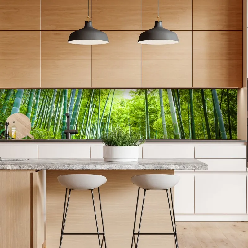 Naklejka repozycjonowalna botaniczny wzór z cytrynami – Wallissimo®